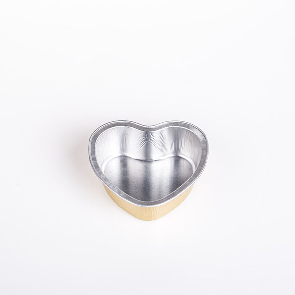 Heart shaped aluminum foil box 100ml