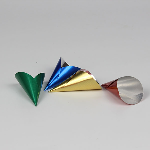Four color conical chocolate