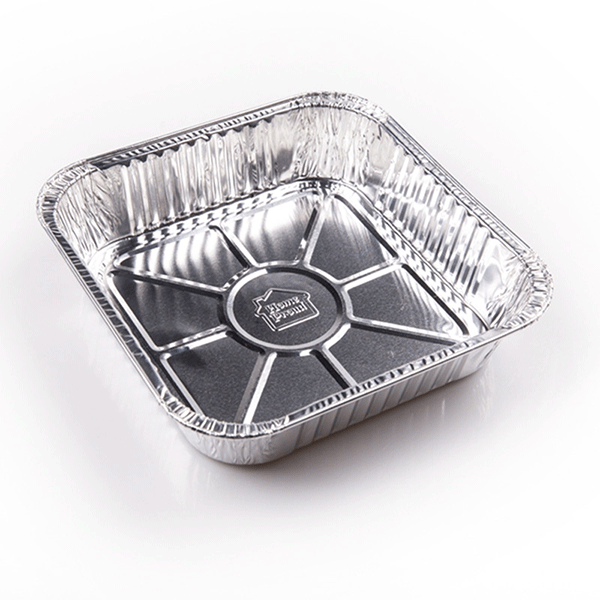 Square aluminum foil lunch box 1400ml