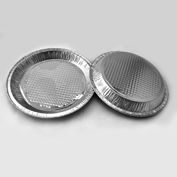 Round aluminum foil plate 600ml