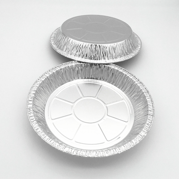 Round aluminum foil lunch box 800ml