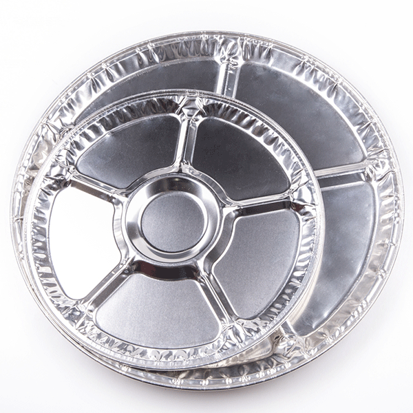Circular aluminum foil dividing disc (embossing) 500ml